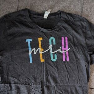 Bella Canvas Black Tee - MRI Tech